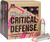 Hornady Critical Defense 38 Special 90 Grain Flex Tip Expanding Ammunition - Pack of 25