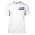 Thin Blue Line Men's Small White T-Shirt with American Flag Design