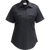 Flying Cross Deluxe Tropical Women's Short Sleeve Shirt with Traditional Collar - LAPD Navy, Size 42
