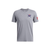 Under Armour UA Freedom Spine Large Steel Light Heather / Red