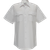Flying Cross Command Short Sleeve Shirt with Zipper, Size 16.5, White