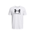 Under Armour Men's UA Sportstyle Logo Short Sleeve, Large, White / Black