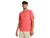 Under Armour Men's UA Outdoor Cube Short Sleeve in Coho / Summit White, Size Medium