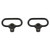 Allen Company Quick Detach Sling Swivel 1.25-inch Black - 2 Pack