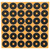 Allen Company EZ Aim 1-Inch Adhesive Shooting Targets (12 Sheets)
