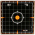 Allen Company EZ Aim Adhesive 8x8 Inch Sight-In Reactive Paper Targets, 5-Pack