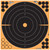 Allen Company EZ Aim 12-Inch Adhesive Splash Reactive Paper Bullseye Targets - 5 Pack