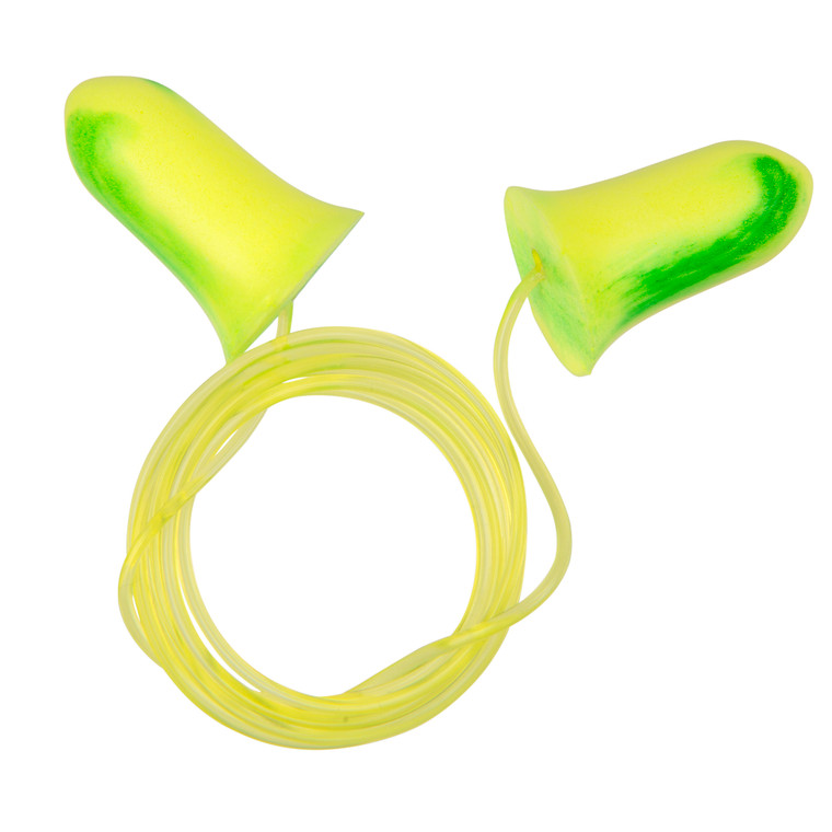 Allen Company ULTRX Corded Foam Ear Plugs – Yellow, Pack of 5