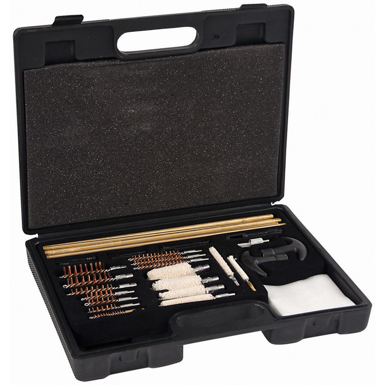 Allen Company 37-Piece Universal Gun Cleaning Kit in Durable Molded Case