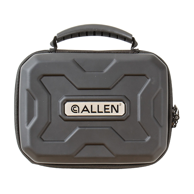Allen Company Exo Handgun Case 9x6.25 – Durable Foam Pistol Storage with Lockable Zippers