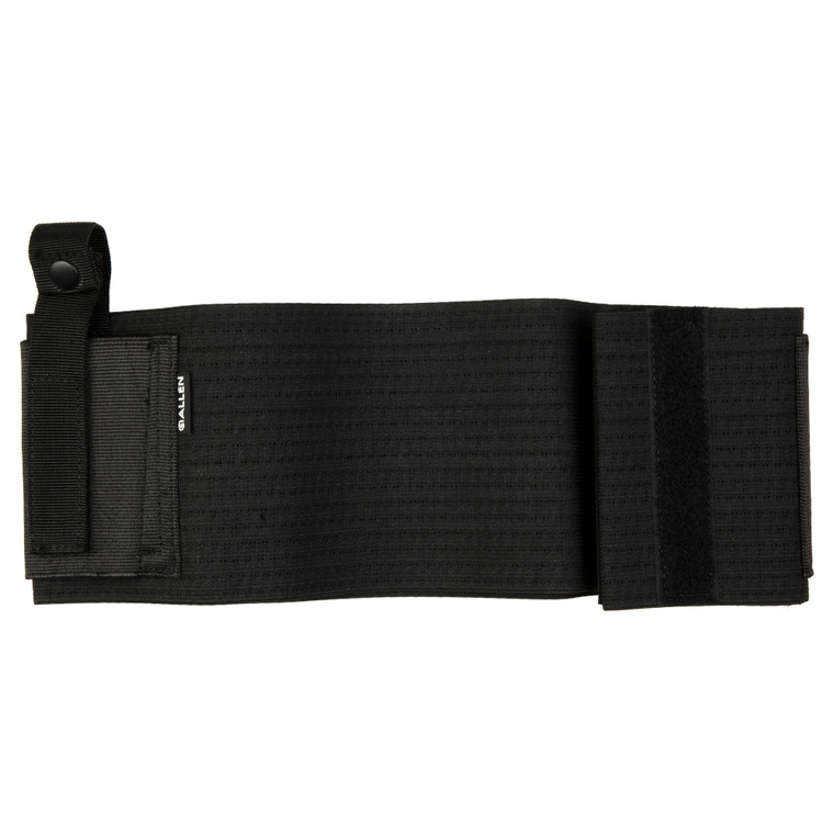 Allen Company Hideout Belly Band Holster for Concealed Carry - Ambidextrous Adjustable Elastic Waistband in Black