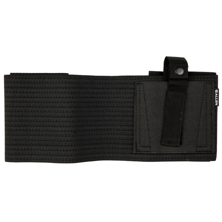 Allen Company Hideout Belly Band Holster for Concealed Carry – Adjustable Ambidextrous Waist Band in Black