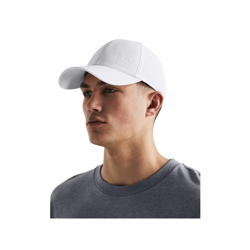 Under Armour Men's ArmourVent Stretch Fit Cap - White / Large-XLarge