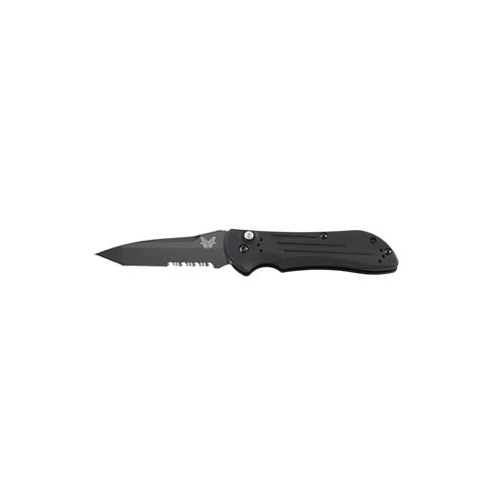 Benchmade Auto Stryker 9101SBK Automatic Knife with Serrated Blade and Black Finish