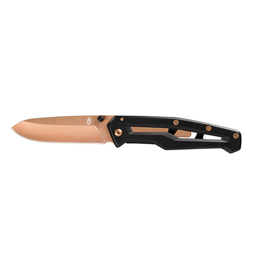 Gerber Gear Paralite Pocket Knife with Rose Blade – Durable All-Steel EDC Knife