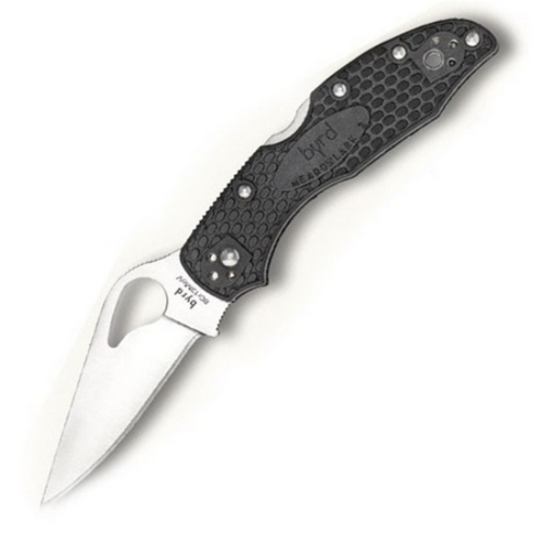 Spyderco Meadowlark 2 BY04PBK2 Compact Drop Point Folding Knife with Satin Blade and FRN Handle
