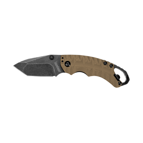 Kershaw Shuffle II 8750TTANBW Compact Tactical Knife with Tanto Blade and Dark Earth Handle