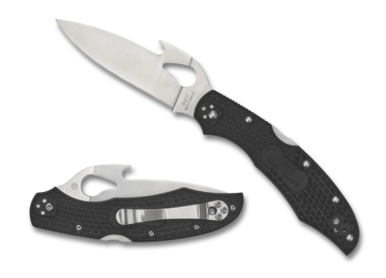 Spyderco Cara Cara 2 BY03PBK2W Lightweight Folding Knife with Emerson Opener