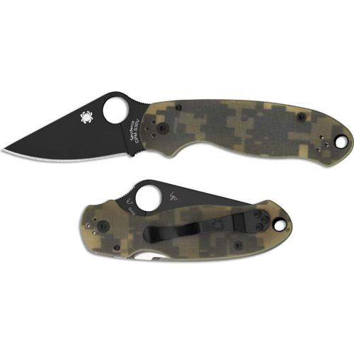 Spyderco Para 3 Knife with CPM S30V Blade and G-10 Handle - Model C223GPCMOBK