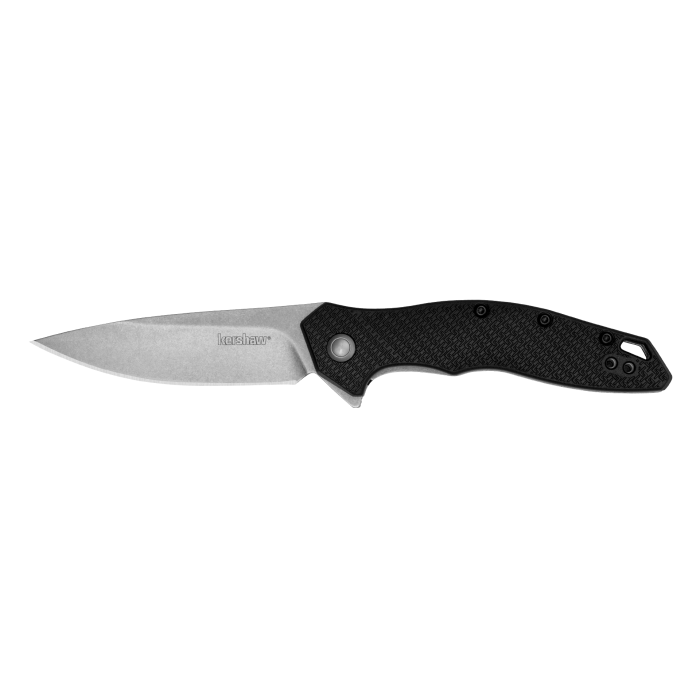 Kershaw Shoreline Folding Knife (Part #1845) – Reliable EDC Pocket Knife with 3D-Contoured Handle