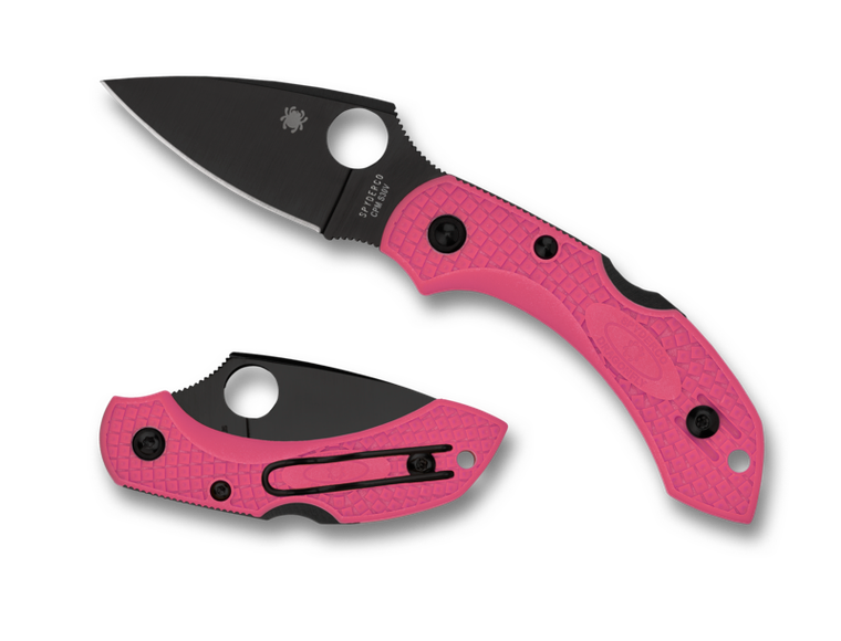 Spyderco Dragonfly 2 Pink Heals Folding Knife with CPM S30V Steel - Part C28FPPNS30VBK2
