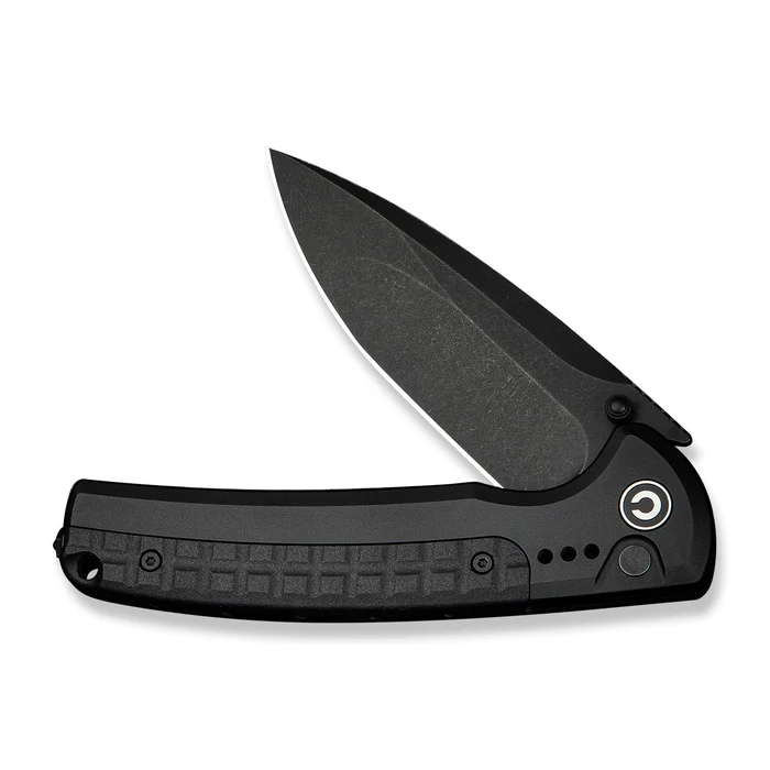 CIVIVI Sentinel Strike II Flipper & Thumb Stud Knife with Black Aluminum Handle - C22025D-1
