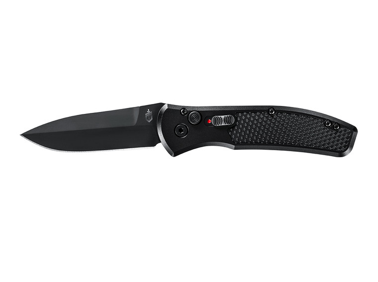 Gerber Gear Empower Automatic Folding Knife with Armor Grip – Black Blade and Handle, Part 30-001321