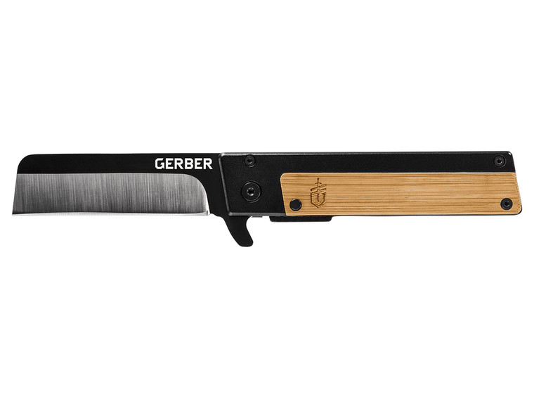 Gerber Gear Quadrant Folding Knife with Bamboo Handle - Part Number 31-003731