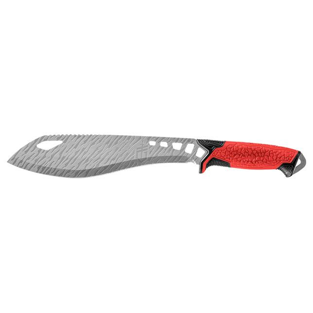 Gerber Gear Versafix Pro Fixed Blade and Machete Hybrid with Red Handle