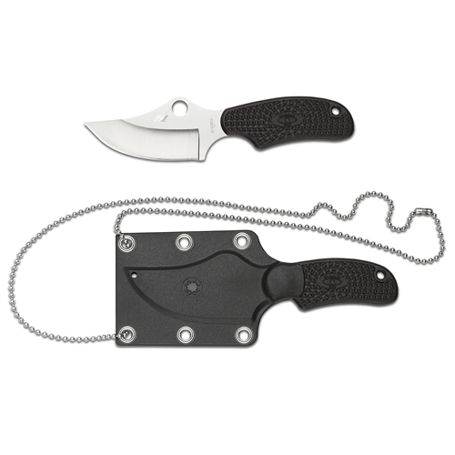 Spyderco Ark Fixed Blade Knife with 2.5-Inch H-1 Steel Blade and Nylon Handle