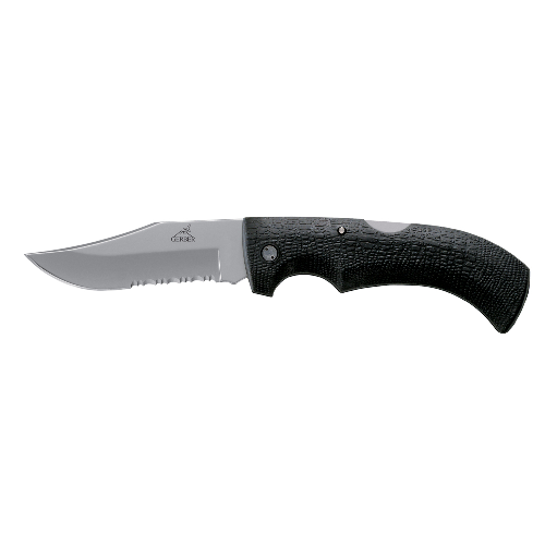 Gerber Gear Gator Fixed Blade Knife with Serrated Clip Point Edge (Part #06079)