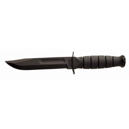 Ka-Bar Short Fighting Utility Knife with 5.25-Inch Blade and Hard Plastic Sheath