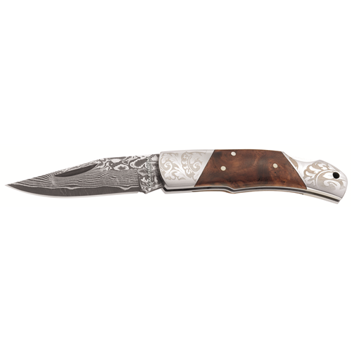 Böker Damascus Duke Full-Size Utility Knife with 37-Layer Damascus Blade