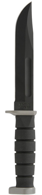 Ka-Bar D2 Extreme Straight Edge Knife with Hard Plastic Sheath - MOLLE Compatible, Made in USA