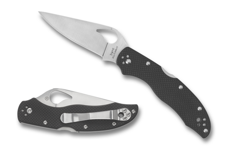 Spyderco Harrier 2 BY01GPS2 Folding Knife with G-10 Handles and Combo Edge