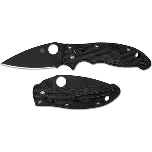 Spyderco Manix 2 Folding Knife with CPM S30V Steel and Ball Bearing Lock - Black FRCP Handle