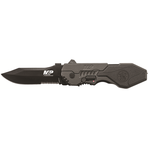 Smith & Wesson 2nd Generation M.A.G.I.C. Knife SWMP4LSCP with Serrated Blade and Assisted Opening
