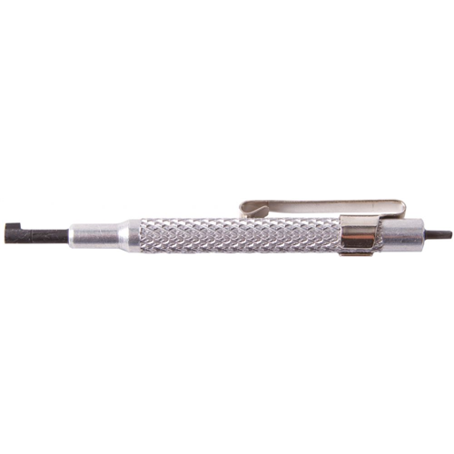 Peerless Handcuff Company Oversize Handcuff Key - Model 4117 Nickel Pen Clip Design