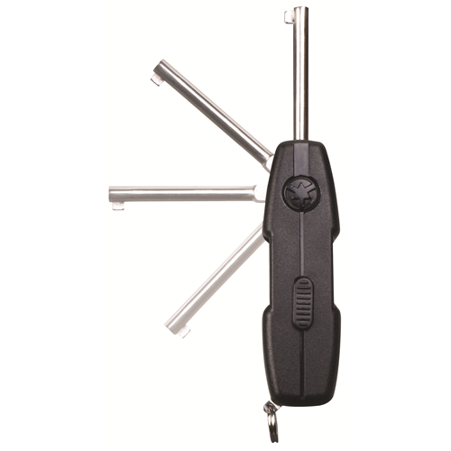 ASP AutoKey Folding Handcuff Key – Compact Stainless Steel Design with Double Lock Feature