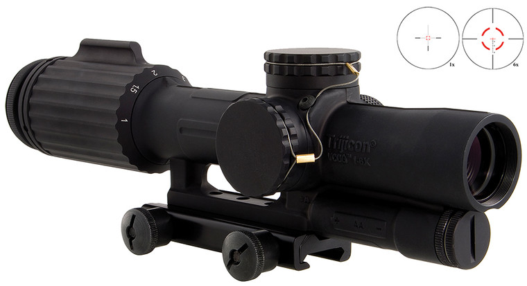 Trijicon VCOG 1-6x24 LED Riflescope with Quick-Release Mount, Part Number 1600000