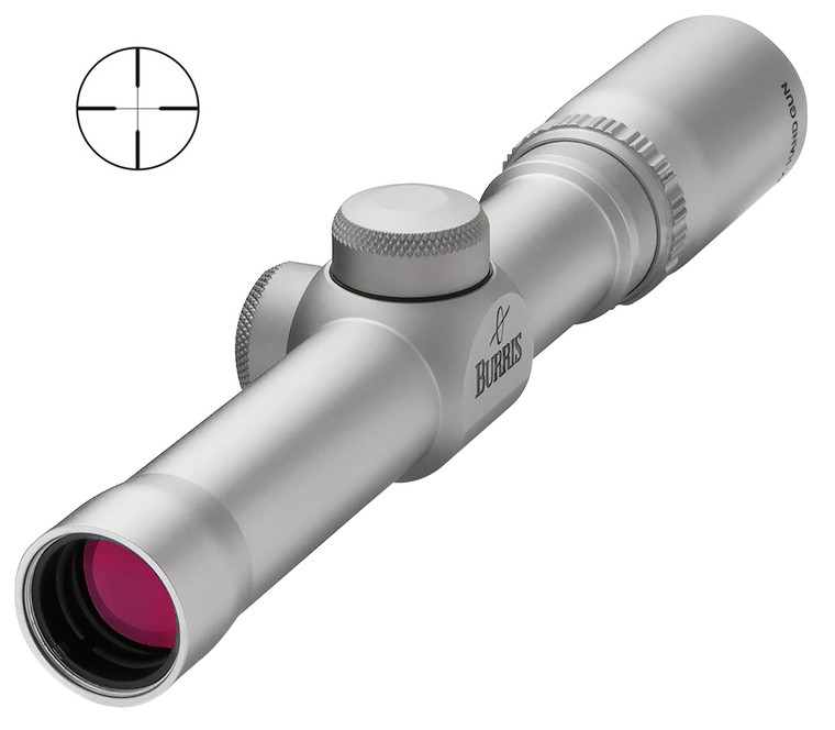 Burris Handgun Scope 2x20 Plex Reticle - Model 200229 for Rugged Recoil Handling