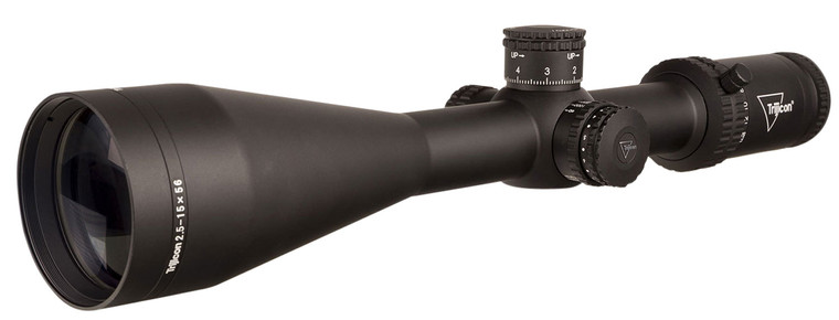 Trijicon Credo 2-15x56 MRAD Dot Red First Focal Plane Tactical Riflescope - Part Number 2900036