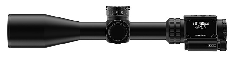 Steiner M7Xi IFS 4-28x56 Rifle Scope with Ballistic Calculator and Customizable Display