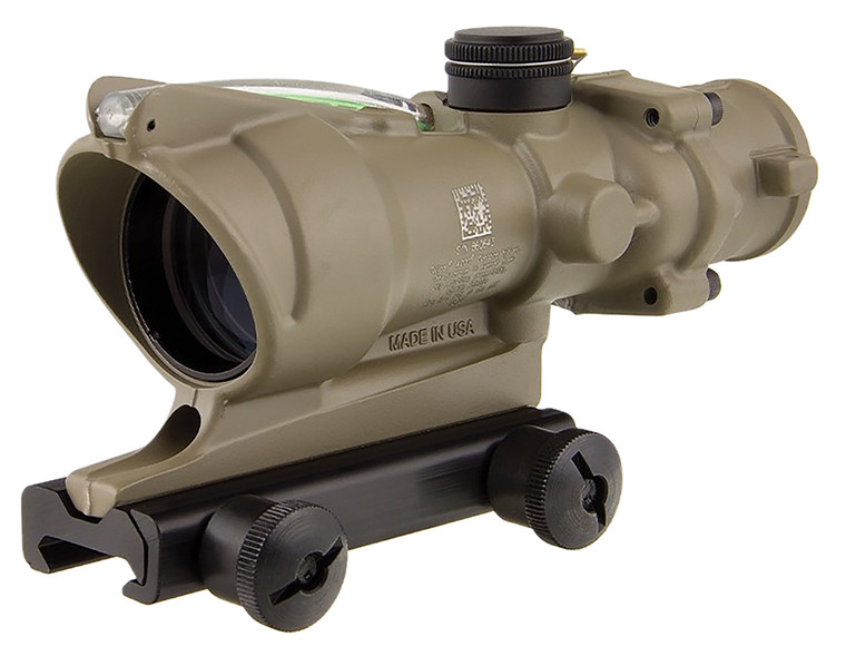 Trijicon TA31D100367 ACOG 4x32mm Scope with Green Horseshoe Reticle, FDE Finish