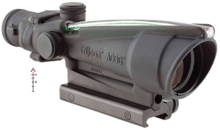 Trijicon TA11EG 3.5X35 Riflescope with Illuminated Green Chevron Reticle