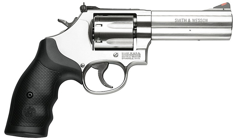 Smith & Wesson Model 686 Revolver with 4.12-inch Barrel, Stainless Steel Frame and 7-Round Capacity