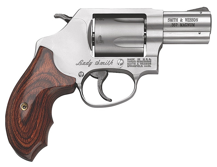 Smith & Wesson M&P Model 60 LadySmith Stainless Steel Revolver - 38 Special +P, 2.12" Barrel, 5-Round Capacity