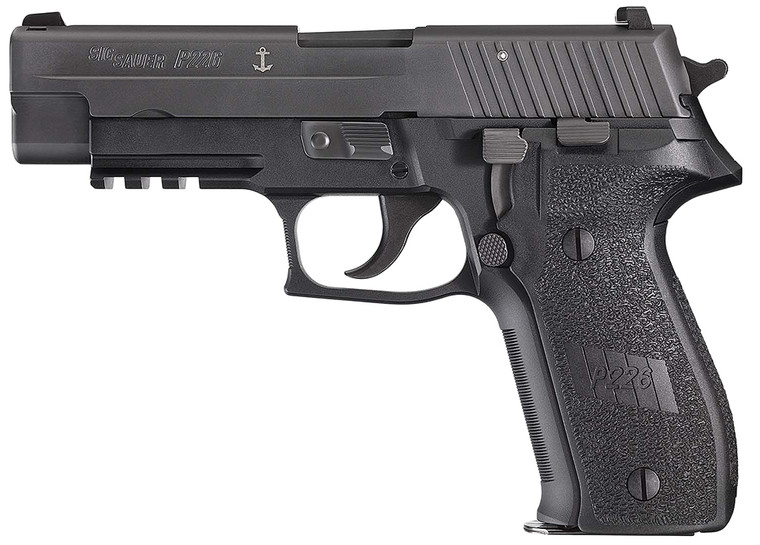 Sig Sauer MK25CA P226 9mm Luger Pistol with Night Sights and Navy Anchor Engraving