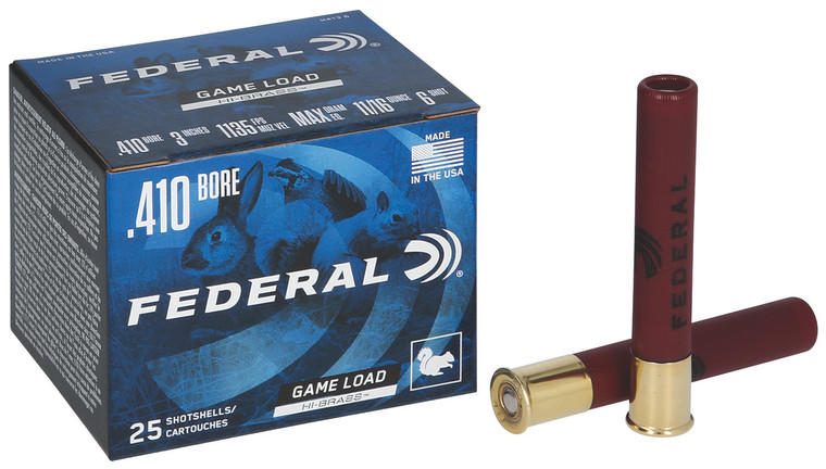 Federal Game-Shok Upland Heavy Field Loads for 410 Gauge Hunting - Part H4136