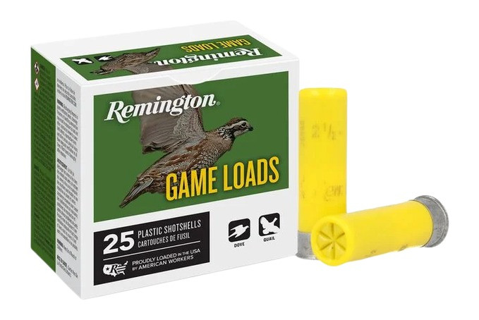 Remington Ammunition 20044 20 Gauge Game Load – 2.75 Inch, 7/8 oz, Shot Size 8, 1225 fps, 25 Rounds per Box